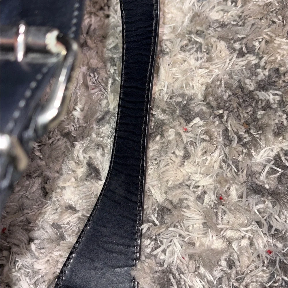 Fendi Black FF Monogram Saddle Bag - Picture 9 of 16